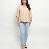 Aliyah Blouse – Soft Linen - Beige