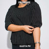 Bea Blouse - Black Striped
