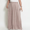 Cara Maxi Skirt – Pleated - Taupe
