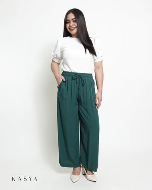 Wide - Leg Pants – Soft Linen - Kasya