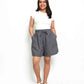 Gale Wide-Leg Shorts - Viscose Linen