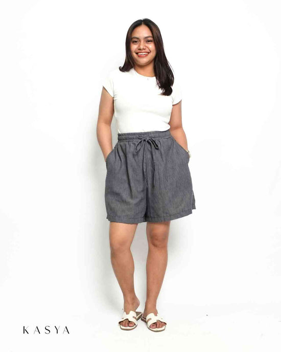 Gale Wide-Leg Shorts - Viscose Linen