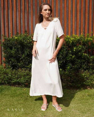 Freya Maxi Dress - Soft Linen