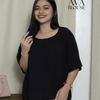 Soft Linen Ava Blouse - Black