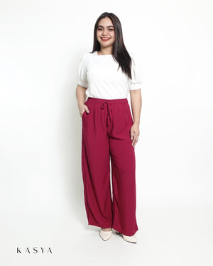 Wide - Leg Pants – Soft Linen - Kasya
