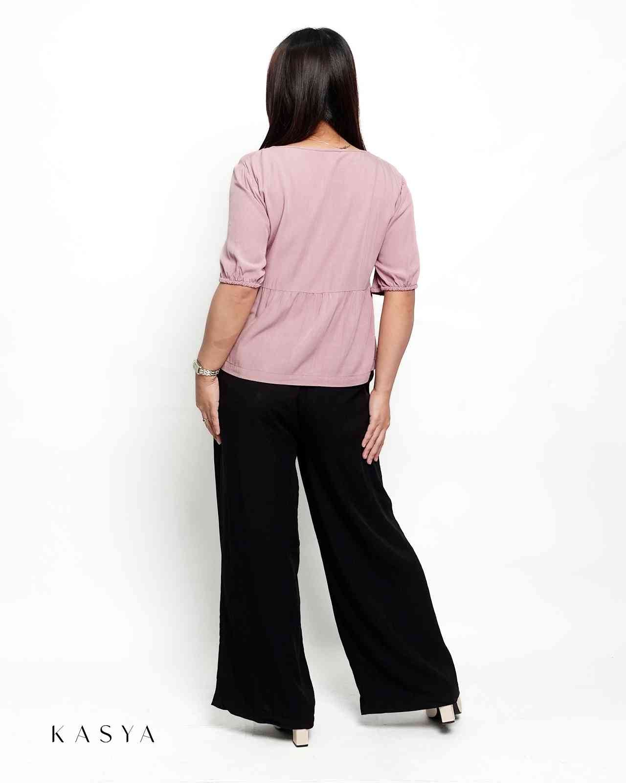 Fabi Empire Blouse - Soft Linen