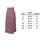 Red Floral  Linen Long Skirt by Kasyaph