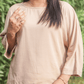 Beige Amara Soft Linen Blouse