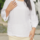 White Amara Soft Linen Blouse