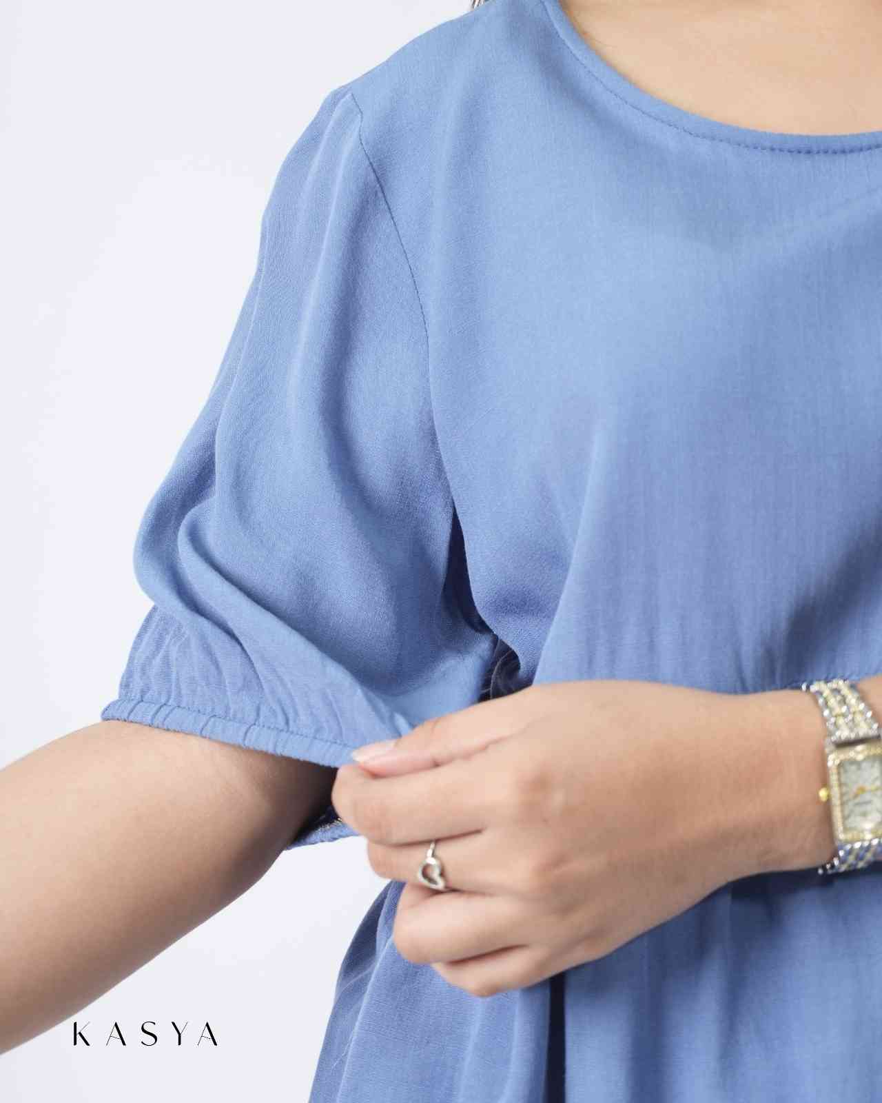 Fabi Empire Blouse - Soft Linen