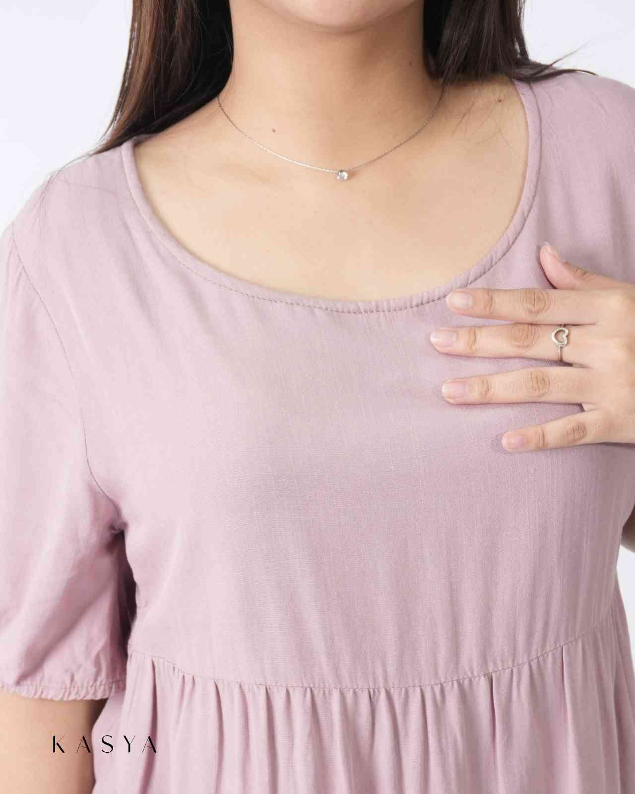 Fabi Empire Blouse - Soft Linen