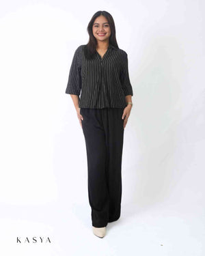 Belle Polo Top – Soft Linen