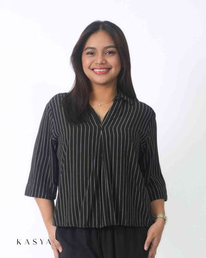 Belle Polo Top – Soft Linen