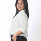 Belle Polo Top – Soft Linen