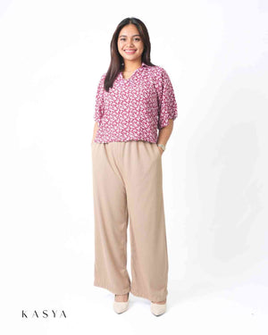 Celine Polo Blouse- Soft Linen