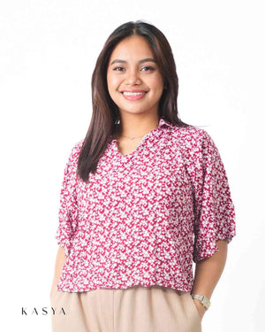 Celine Polo Blouse- Soft Linen