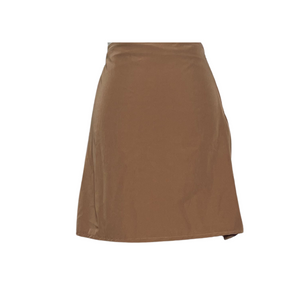 Mocha MiniSkirt A-line with Zipper