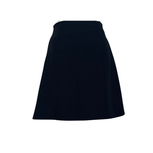 Black MiniSkirt A-line with Zipper