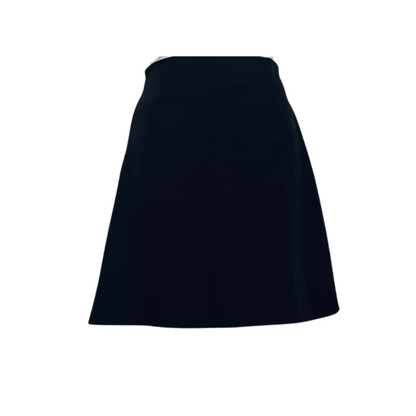 Black MiniSkirt A-line with Zipper