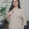 Soft Linen Amara Blouse - Beige