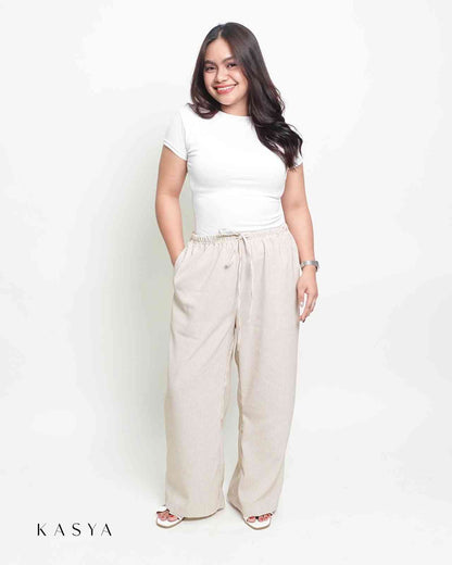 Costa Wide-Leg Pants – Linen