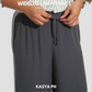 Gray Wideleg Linen Pants by Kasyaph