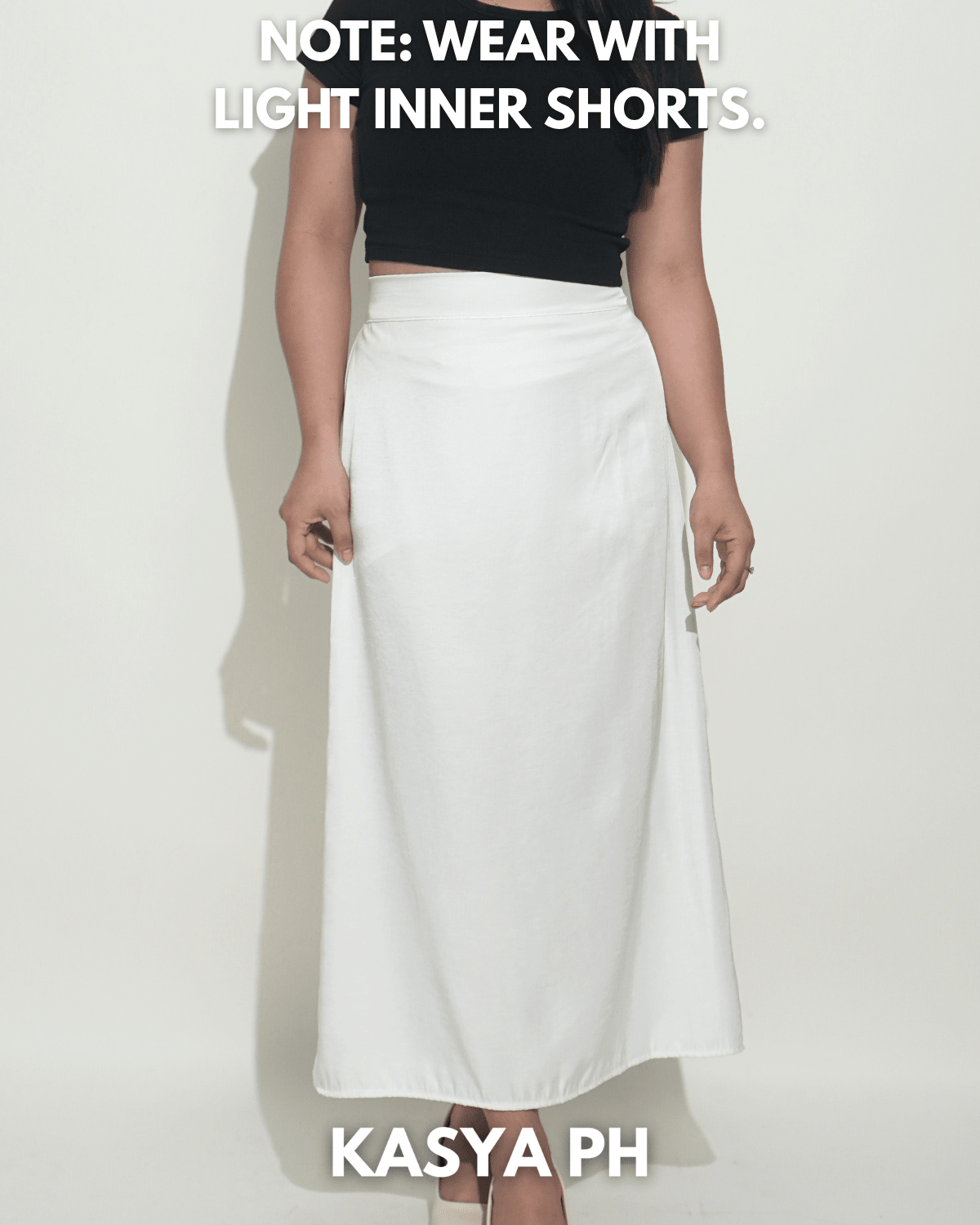 A - Line Maxi Skirt – Silk - Kasya