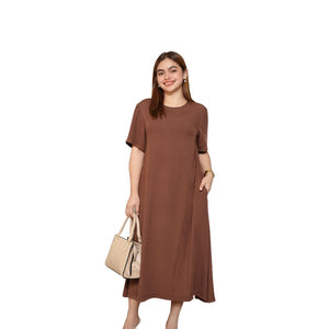 ChocoBrown Claire Soft Linen Dress