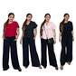 Black Wideleg Linen Pants