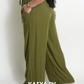Army Green Wideleg Pants