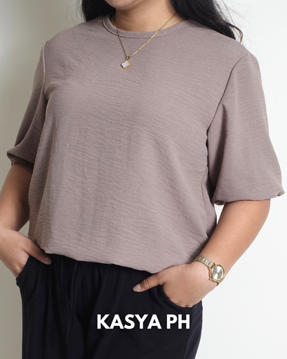 Bea Blouse – Crumpled Linen