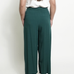 Emerald Wideleg Linen Pants