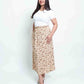Relaxed Maxi Skirt – Floral Linen
