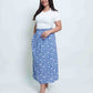 Relaxed Maxi Skirt – Floral Linen