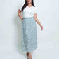 Relaxed Maxi Skirt – Floral Linen