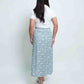 Relaxed Maxi Skirt – Floral Linen