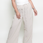 COSTA Wide-Leg Pants – Linen (Striped)