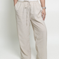 COSTA Wide-Leg Pants – Linen (Striped)
