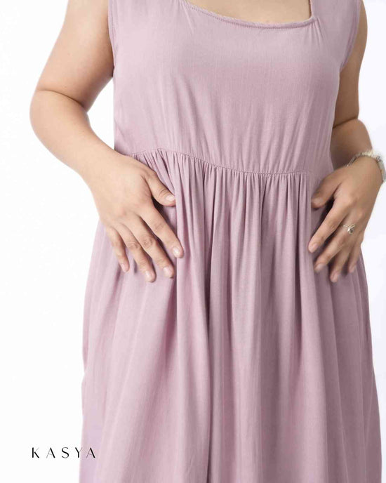 Faye Sleeveless Maxi Dress - Soft Linen
