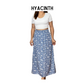 Relaxed Maxi Skirt – Floral Linen