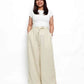 Gaby Wide Leg Pants - Viscose Linen