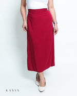 A - Line Maxi Skirt – Soft Linen - Kasya