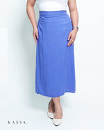A - Line Maxi Skirt – Soft Linen - Kasya