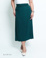 A - Line Maxi Skirt – Soft Linen - Kasya