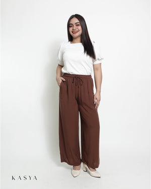 Wide - Leg Pants – Soft Linen - Kasya