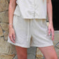Gale Wide-Leg Shorts - Viscose Linen