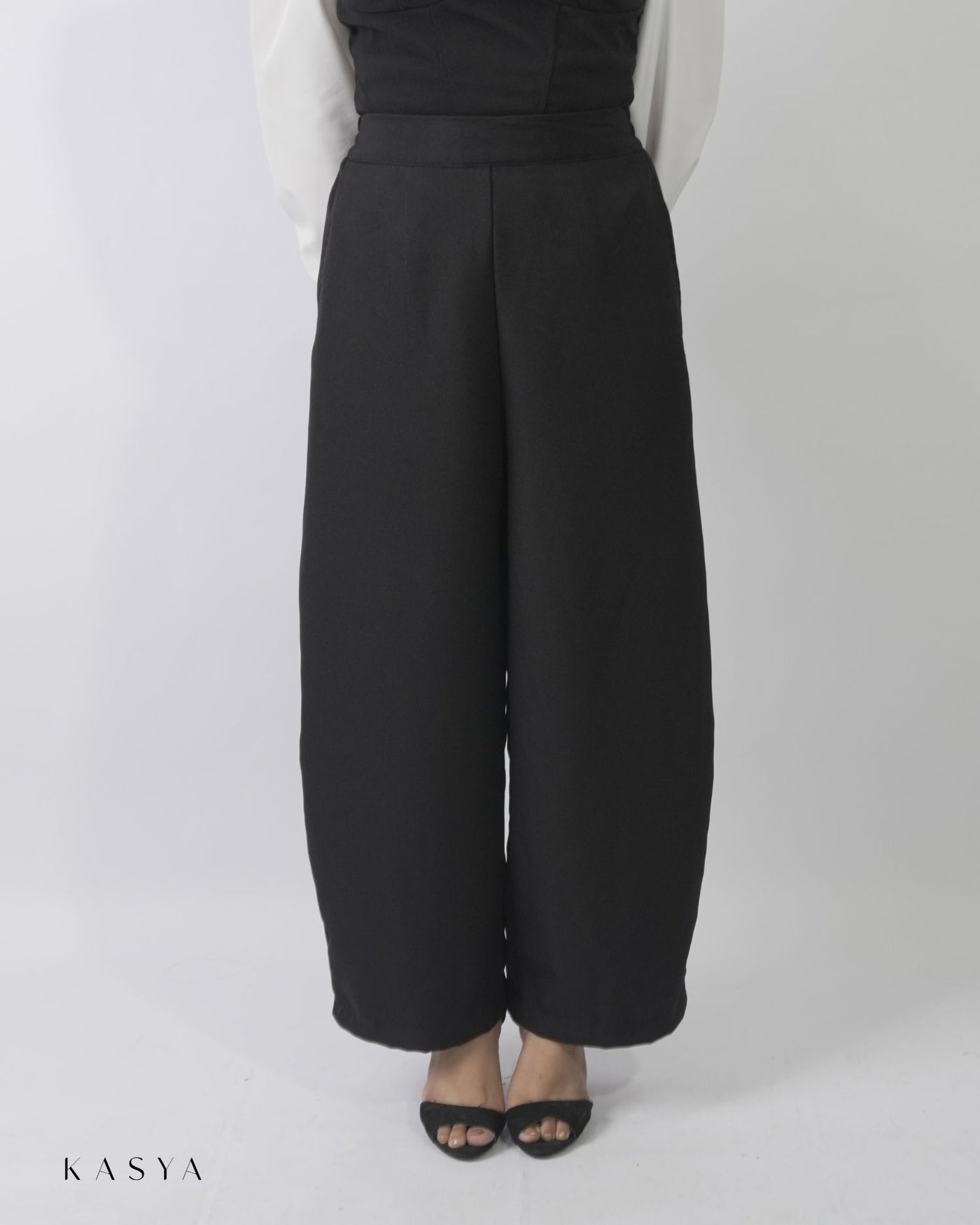Demi Barrel Pants - Acid Linen