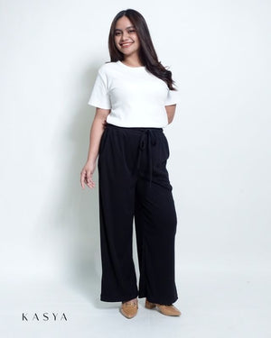 Erin Wide Leg Pants - Cotton