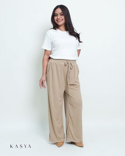 Erin Wide Leg Pants - Cotton - Kasya