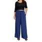 Navy Blue Wideleg Linen Pants